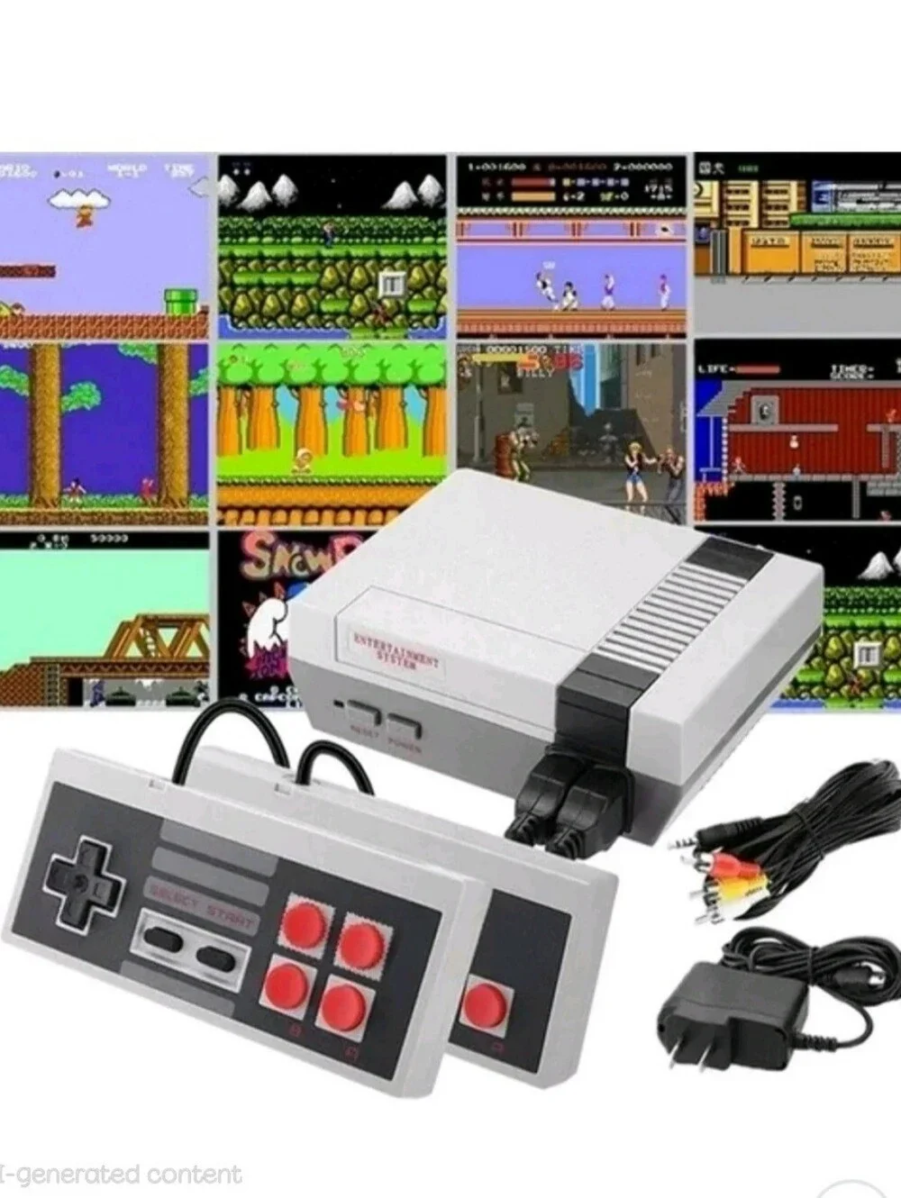 NIBClassic Mini Game Console - Entertainment Syst. with 620 Built-In Games